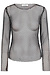 Co'couture Black Krystal Net blouse
