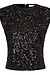 Co'couture Black Roslyn Sequin Top