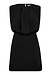 Co'couture Black Falcon Pleat Mini Dress