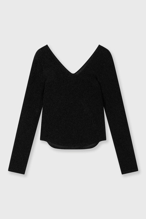 10Days Black ballet top sparkle