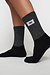 10Days Black socks lurex label