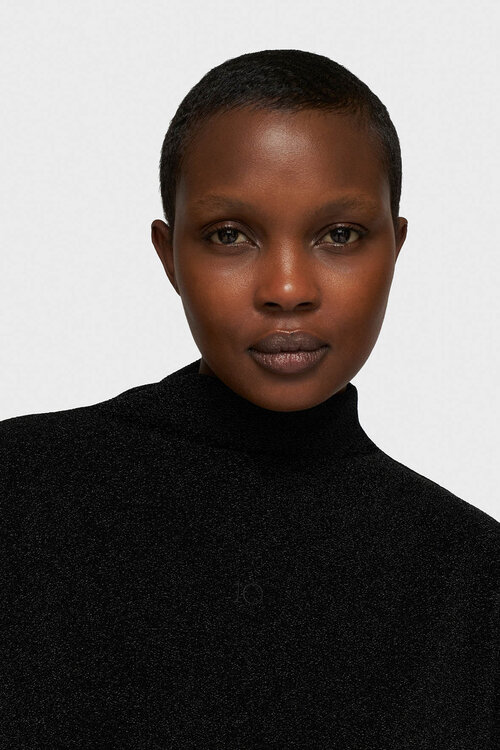 10Days Black sleeveless top sparkle