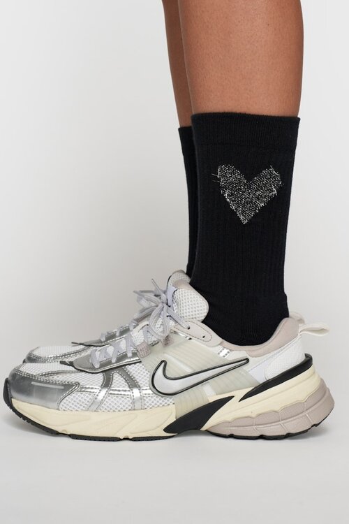 10Days Black socks heart