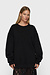 10Days Black long sweater curly 10