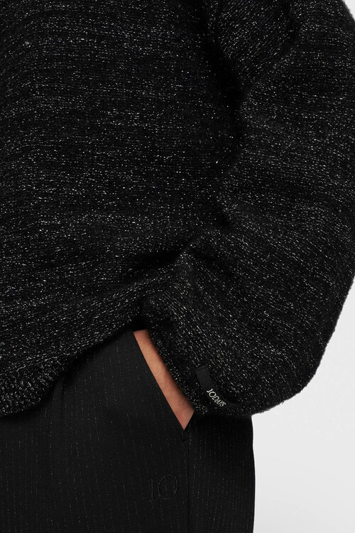 10Days Black knit sweater sparkle