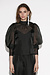 Dante 6 Black Ocean Puffy Sleeve Top