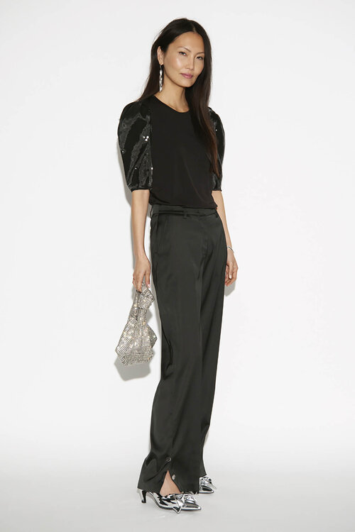 Dante 6 Zilver Cristal Clutch