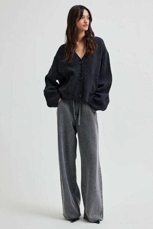 Second Female Donkergrijs Ervin Denim Jeans