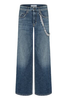 Cambio Blauwe Baggy Jeans