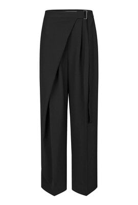 Second Female Black Fique Wrap Broek