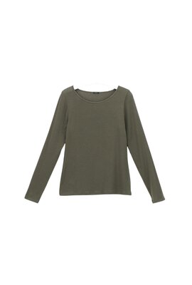 Oroblu Kaki Perfect Line Cashmere Shirt