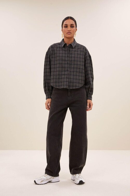 By Bar Anthraciet Blouse