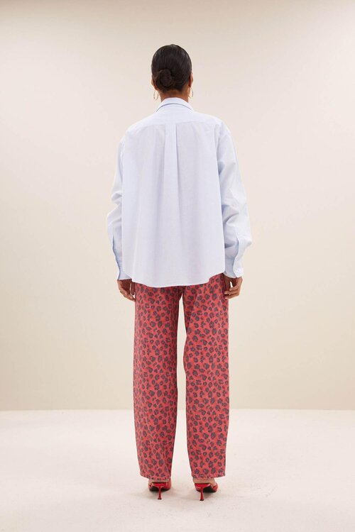 By Bar Lichtblauw Blouse