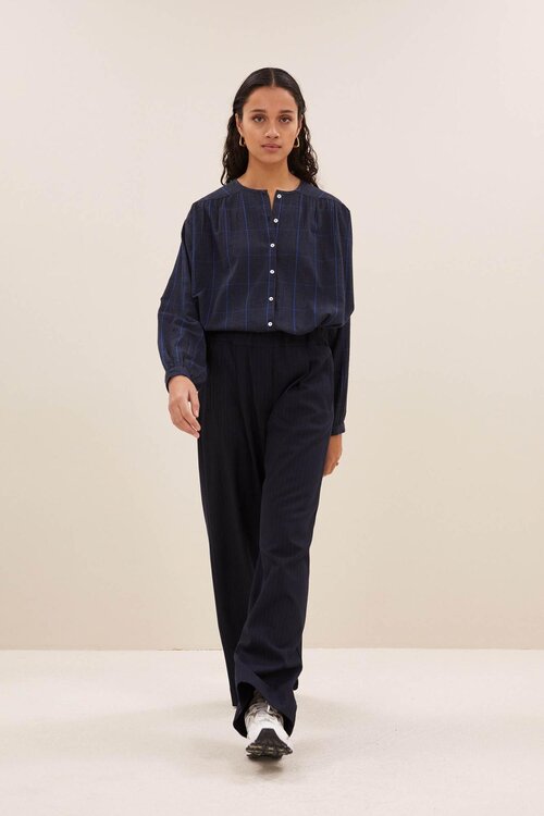 By Bar Navy Pantalon