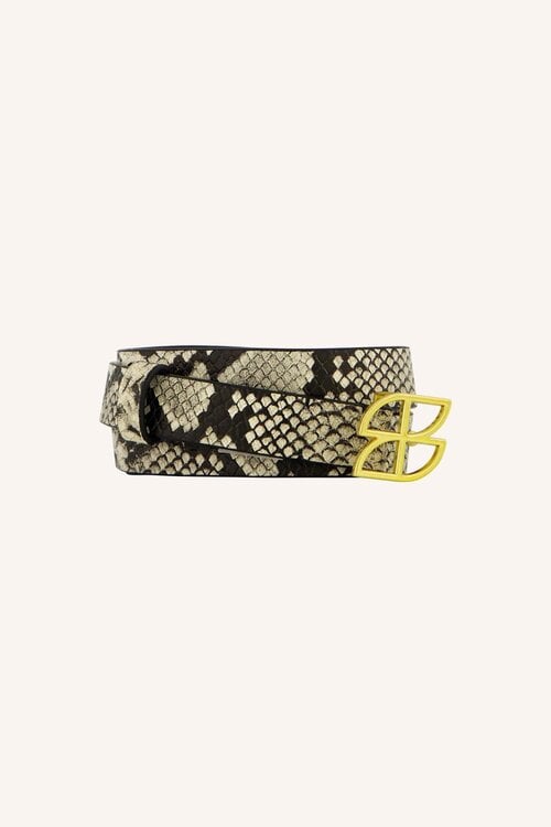 By Bar Snake Print Riem