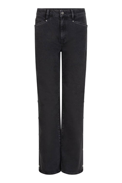 Dante 6 Black Belvina Wide Leg Jeans