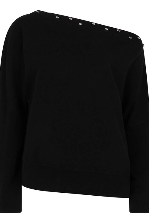 Dante 6 Donkergrijs Mayu Off Shoulder Sweater