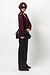 Dante 6 Bordeaux Palomo Braided Sweater