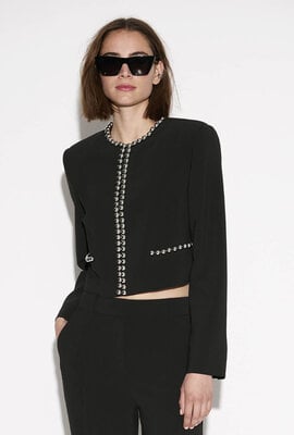 Dante 6 Zwart Virgo Bead Blazer