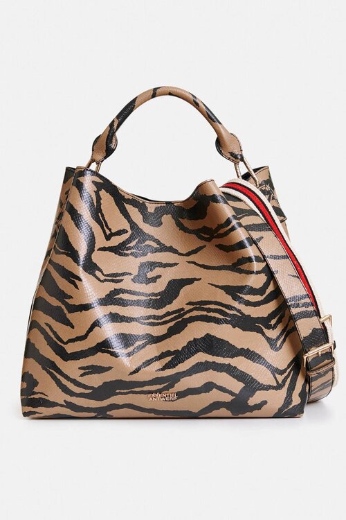 Essentiel Antwerp Black print Shopper