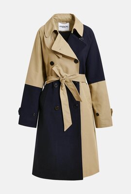 Essentiel Antwerp Camel Block Trenchcoat