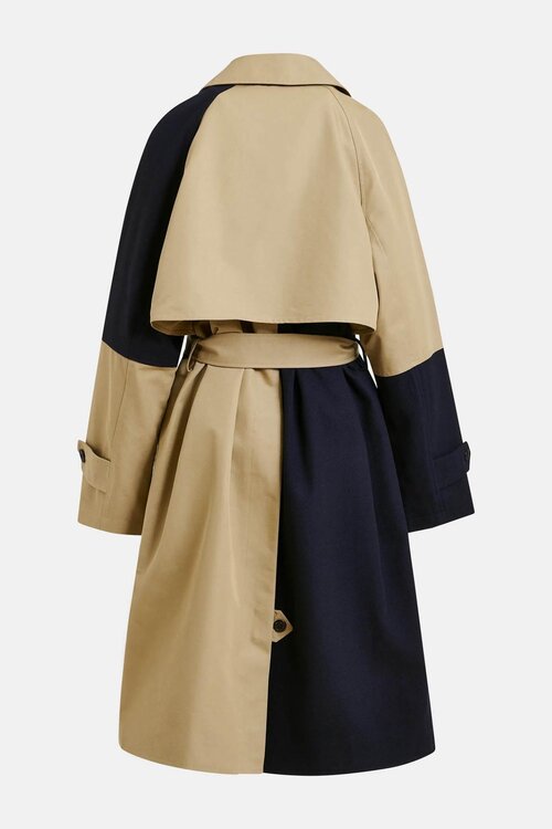 Essentiel Antwerp Camel Block Trenchcoat