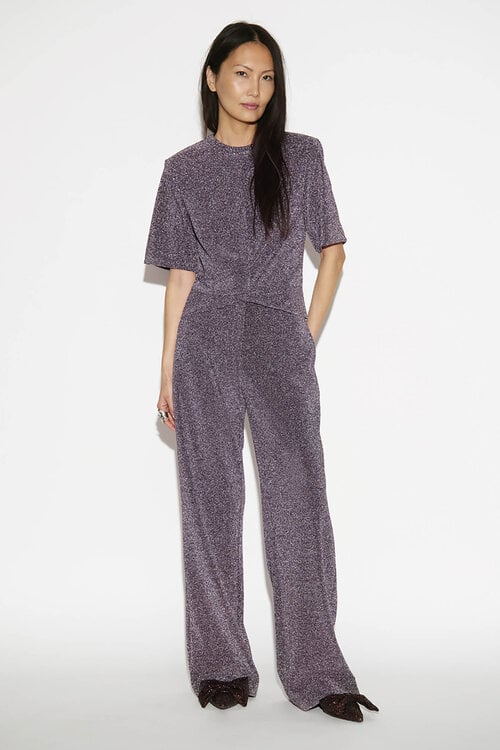 Dante 6 Paars Noemia Lurex Broek