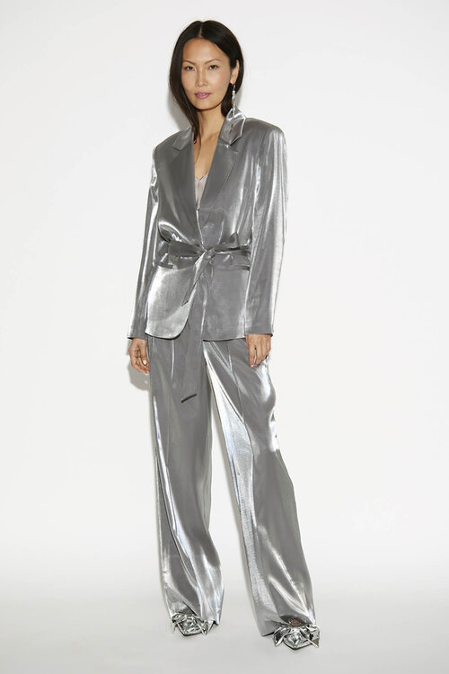 Dante 6 Grijs Purity Wide Leg Broek