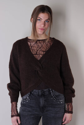 Co'couture Bruin Cozy Trui