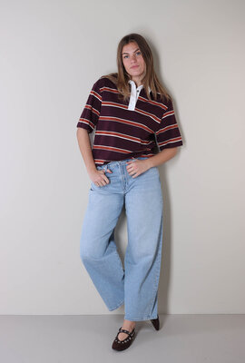 Co'couture Bordeaux Augusta Polo Shirt