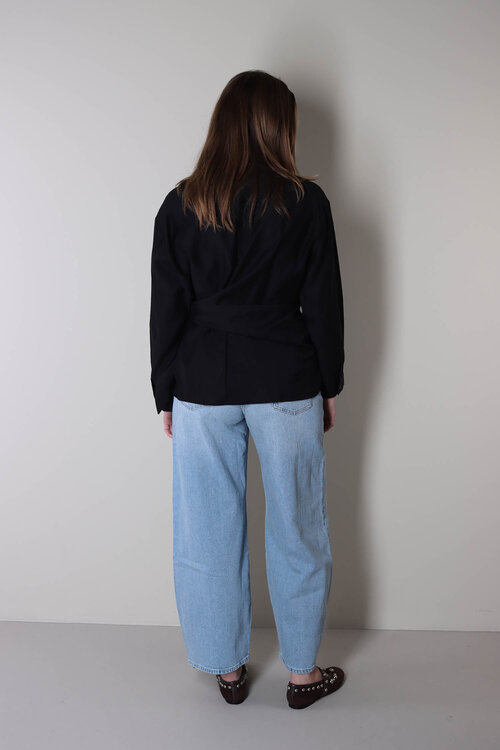 Co'couture Black Idina Tie Shirt