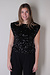 Co'couture Black Roslyn Sequin Top