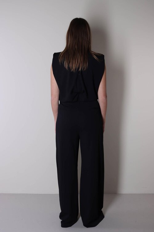 Co'couture Zwart Falcon Pleat Suit