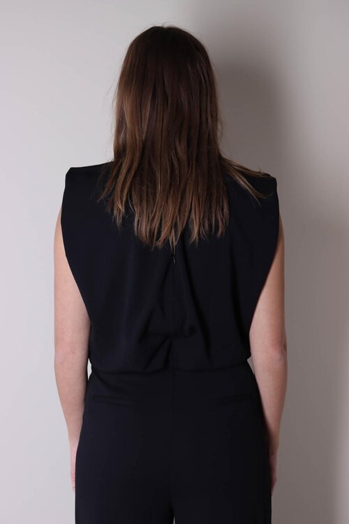 Co'couture Zwart Falcon Pleat Suit