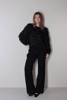 Co'couture Black Syra Structure Blouse