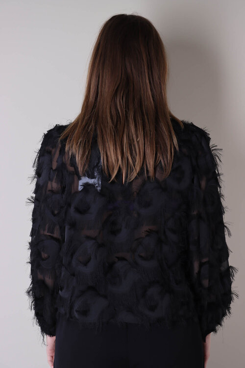 Co'couture Black Syra Structure Blouse
