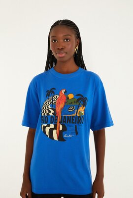 Farm Rio Blauw Relaxed Shirt