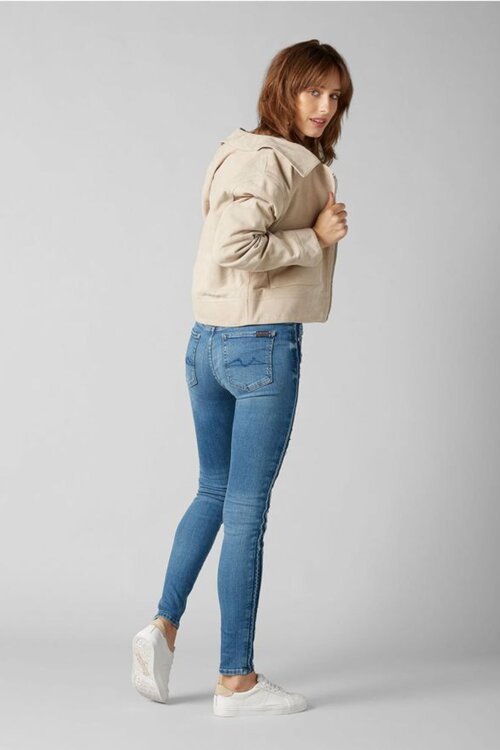 7 For All Mankind Indigo The Skinny Slim Illusion