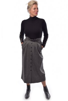 Ba&sh Grey Skirt