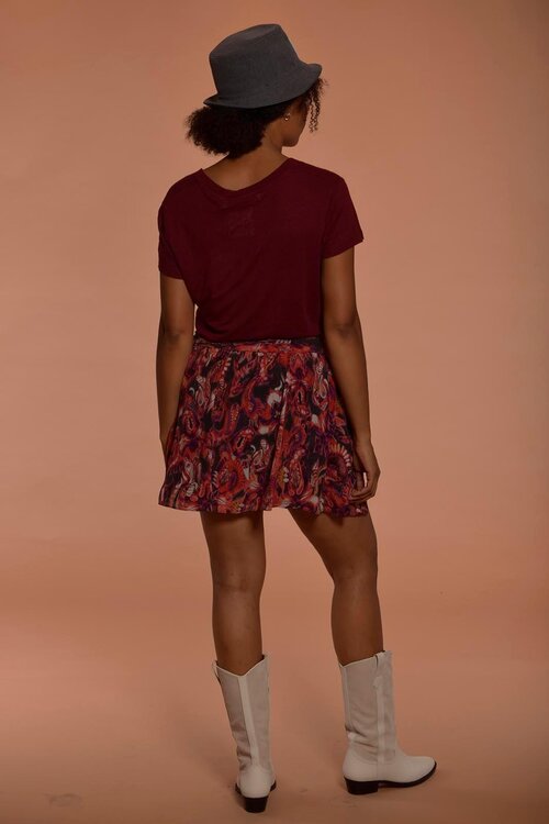IRO Red Skirt