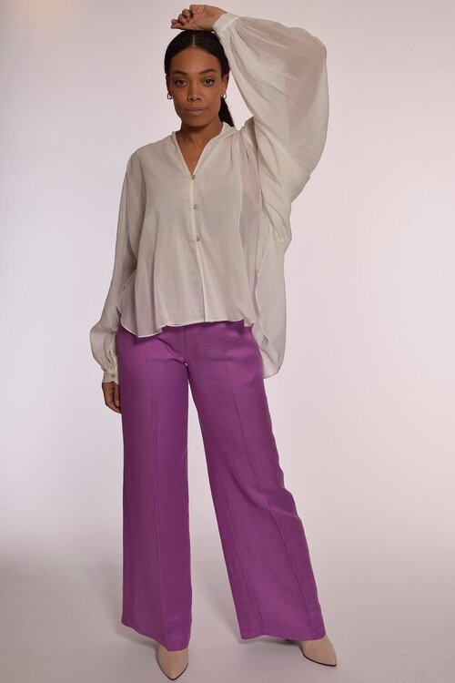 Forte_Forte Dahlia Diagonal Wide leg pants