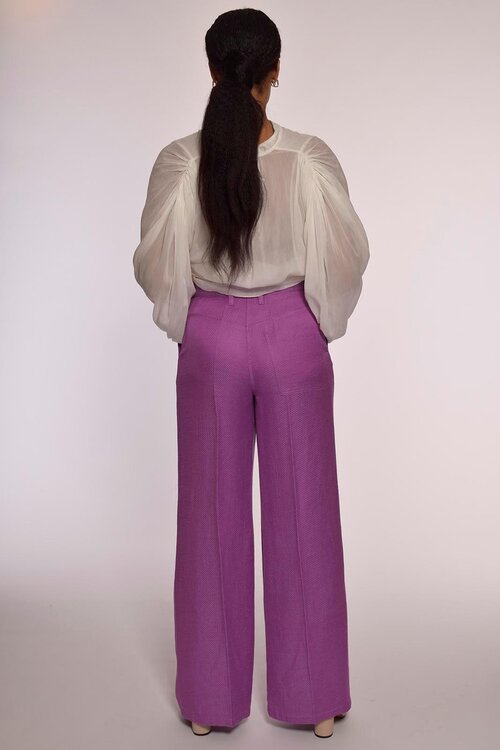 Forte_Forte Dahlia Diagonal Wide leg pants