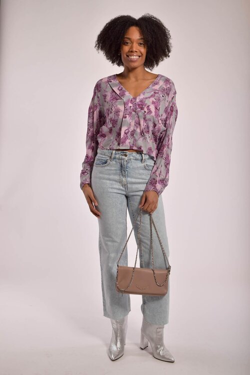 IRO Purple Match Blouse
