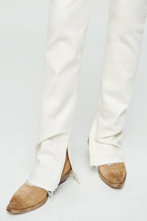 RE/DONE Vintage White 70s High Skinny Boot