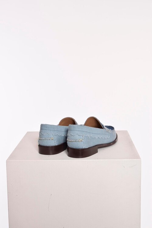 Toral Shoes Denim Moccasin