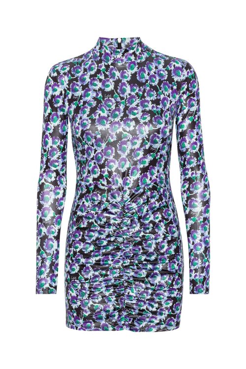 Rotate Purple Mini Jurk