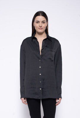 Zadig & Voltaire Zwart Satijnen Blouse
