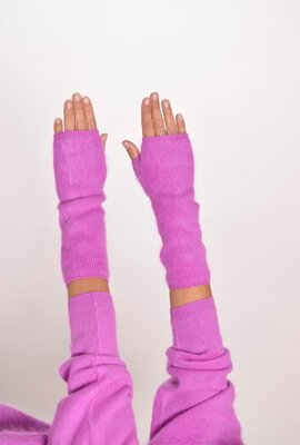 Absolut Cashmere Roze Karolina Handschoenen