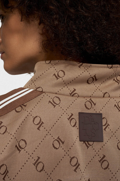 10Days Fudge track jacket monogram
