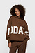 10Days dark truffle statement logo hoodie